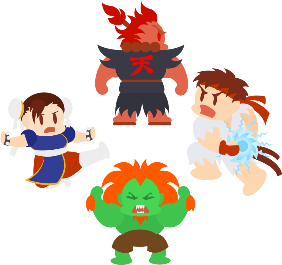 Street Fighter Clipart - Png Download (1000x1000), Png Download