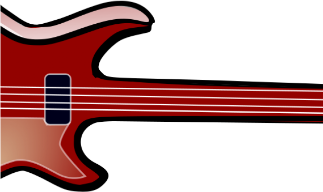Bass Guitar Clipart Gutar - Electric Guitar Clip Art - Png Download (640x480), Png Download