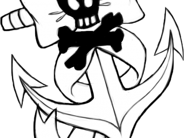 Andy Biersack Clipart Anime - Line Art - Png Download (640x480), Png Download
