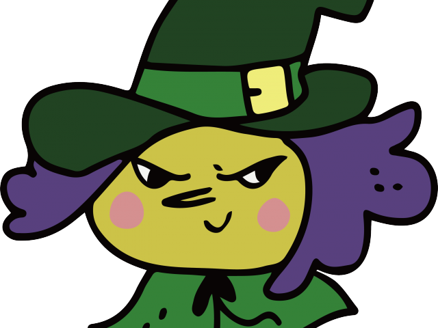 Satanism Clipart Evil - Png Bruja Verde Transparent Png (640x480), Png Download