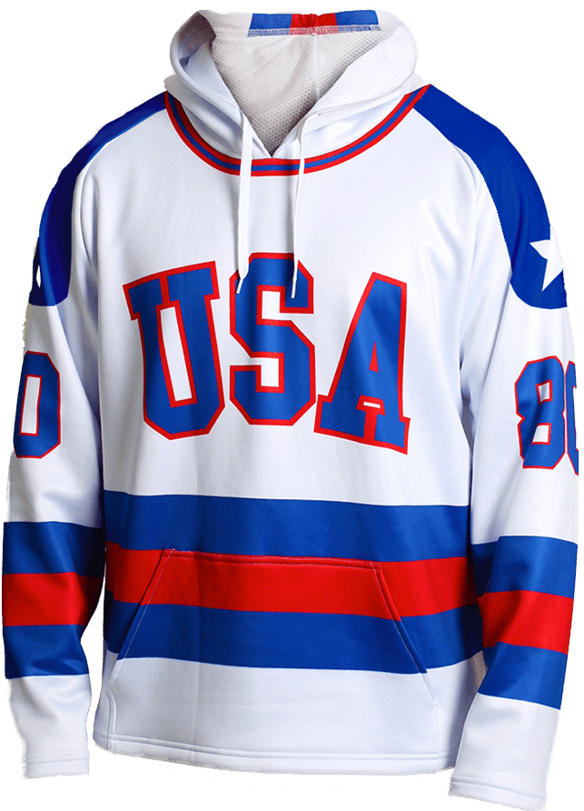 Hockey Hoodies Sweatshirts Shopusahockey Miracle On - Ice Hockey Team Hoodies Clipart (1000x1000), Png Download