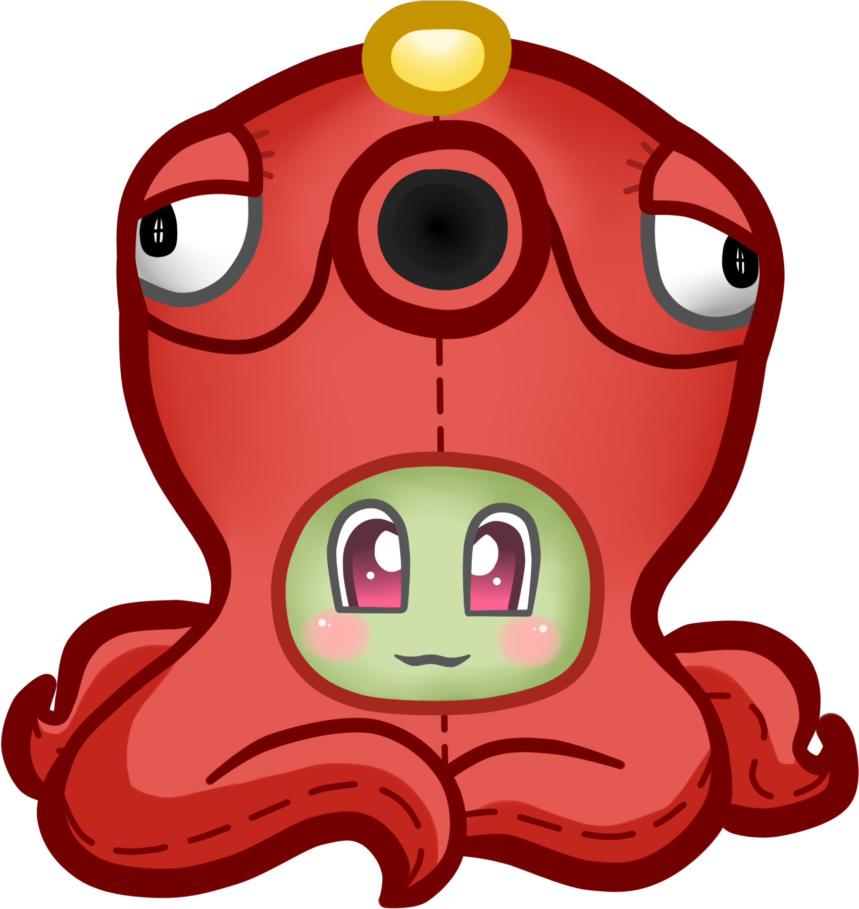 Of Chikorita Cosplay - Cartoon Clipart (1800x1800), Png Download