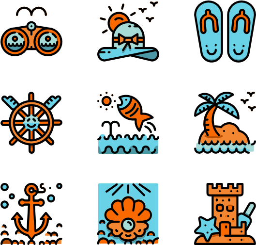 Beach - Aquarium Icon Clipart (600x564), Png Download