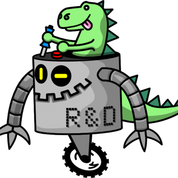 Gavin - Robots And Dinosaurs Clipart (600x600), Png Download