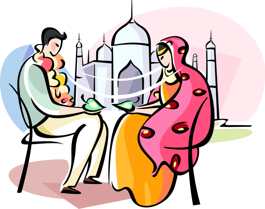 Bengali Marriage Clipart Png Transparent Png (889x700), Png Download