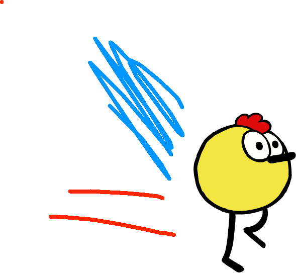 Peep - Walk - Cartoon Clipart (589x543), Png Download