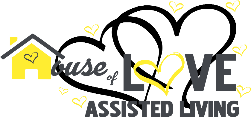 House Of Love Assisted Living Clipart (839x392), Png Download