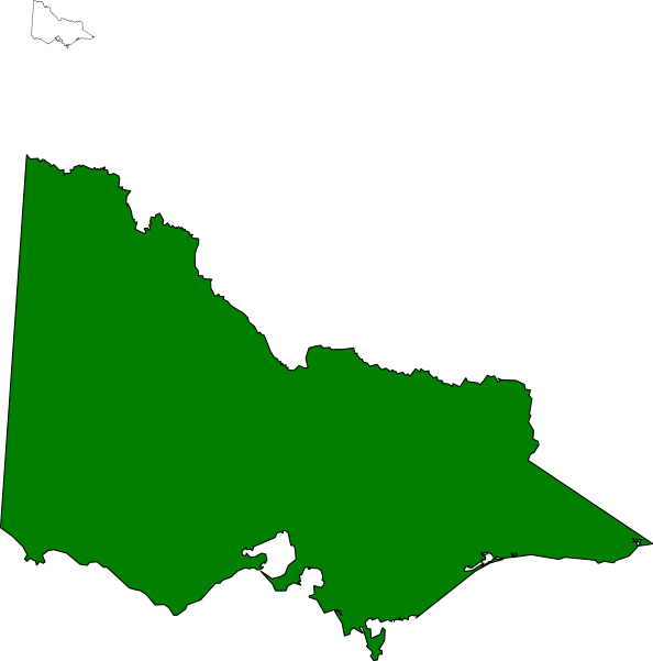 Victoria Clip Art At Clker - Darling River On World Map - Png Download (594x601), Png Download