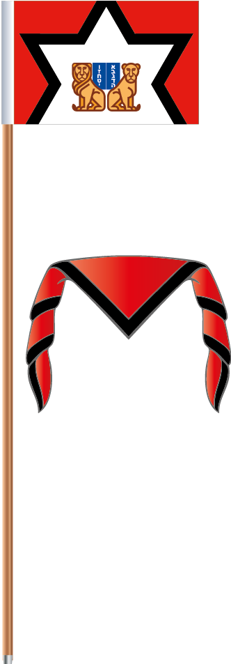 Js Flag - Flag Clipart (343x964), Png Download