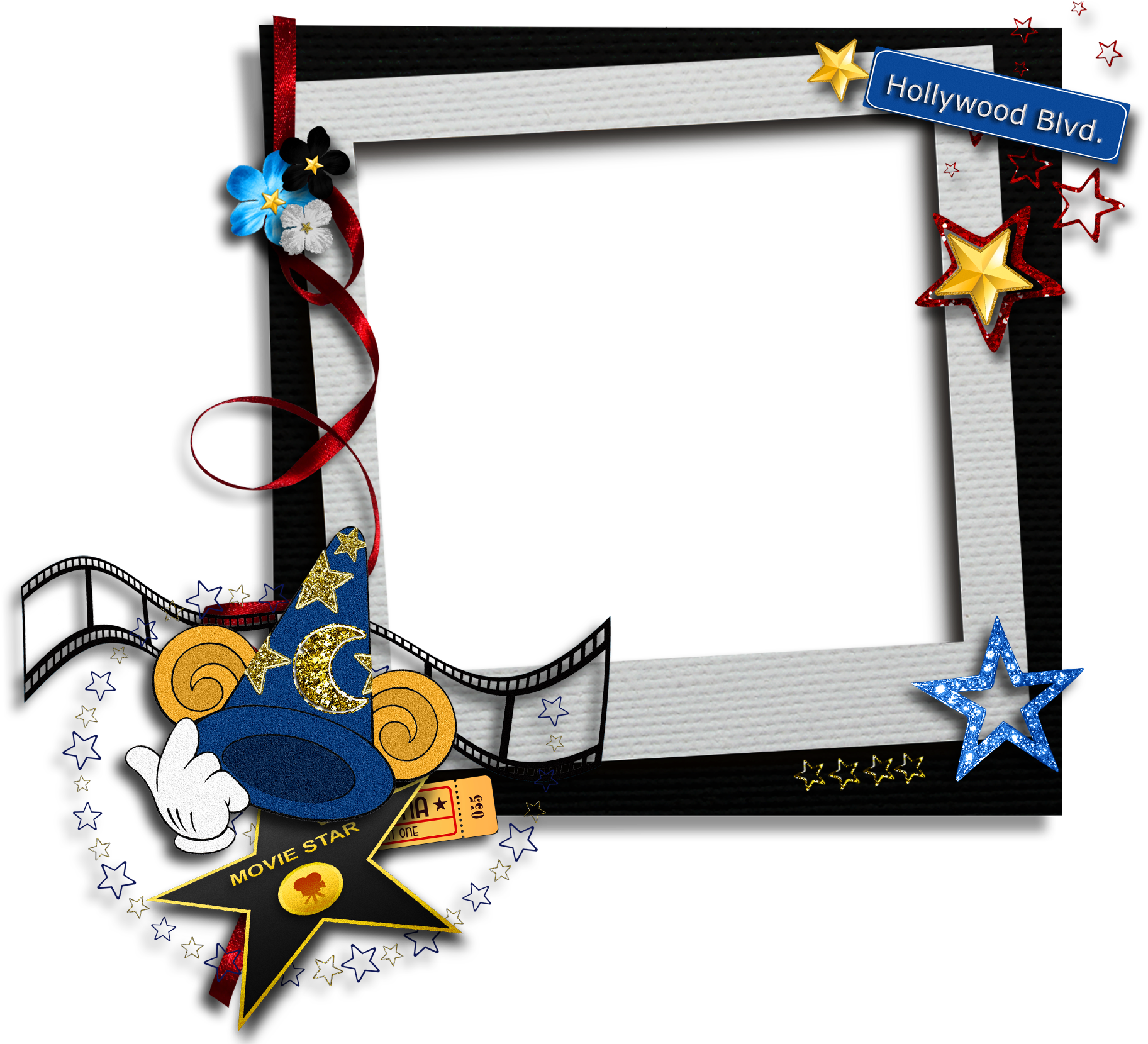 Hollywood Frame Png Clipart (1824x1672), Png Download