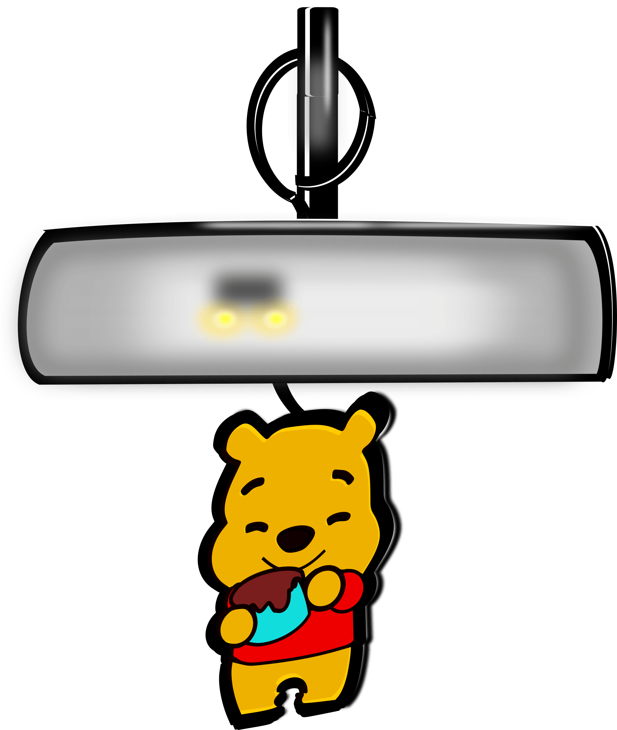 Winnie Pooh Air Freshener Clipart By Inkscapeforum - Car Air Freshener Icon - Png Download (1018x1200), Png Download