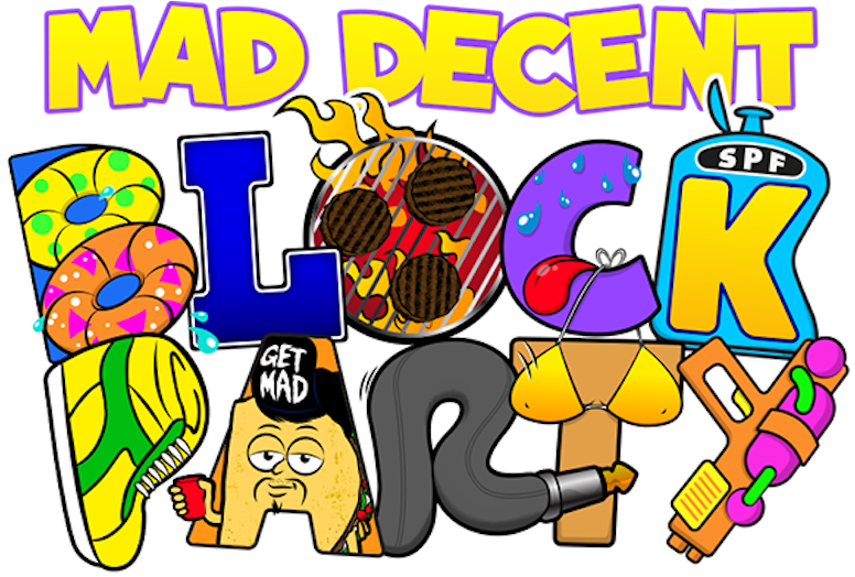 Mad Decent Block Party - Mad Decent Block Party Mexico Clipart (800x523), Png Download