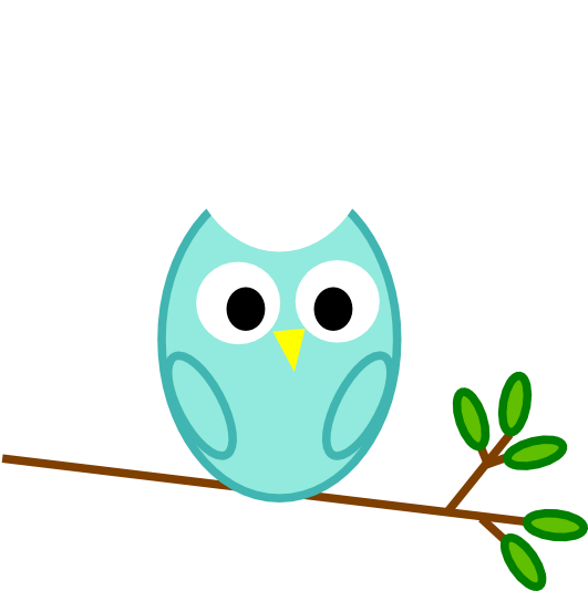 Mint Owl Svg Clip Arts 600 X 533 Px - Png Download (600x533), Png Download