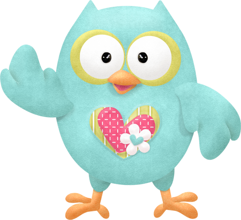 Aves & Passáros & Corujas Etc - Buhos Animados Con Movimiento Clipart (800x730), Png Download