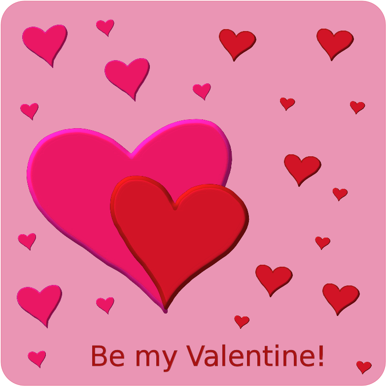 Hearts Clip Art Download - Valentine's Day - Png Download (800x800), Png Download
