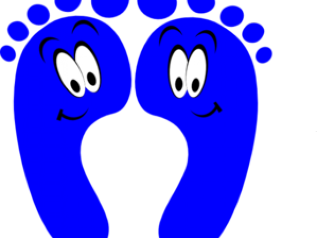 Happy Feet Clipart Kid Foot - Cartoon Feet Clip Art - Png Download (640x480), Png Download