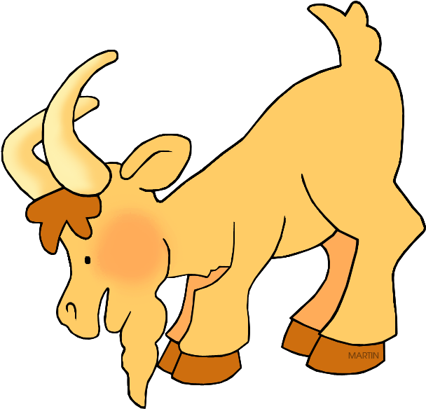 Free Clip Art By Phillip Martin - Phillip Martin Clipart Goat - Png Download (648x632), Png Download