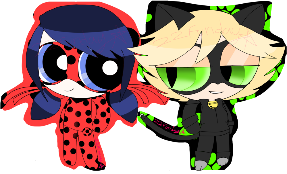 Miraculous Ladybug At Getdrawings Com Free For - Miraculous Ladybug Powerpuff Girls Clipart (1024x686), Png Download