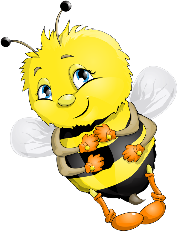 Bee Clipart (592x800), Png Download