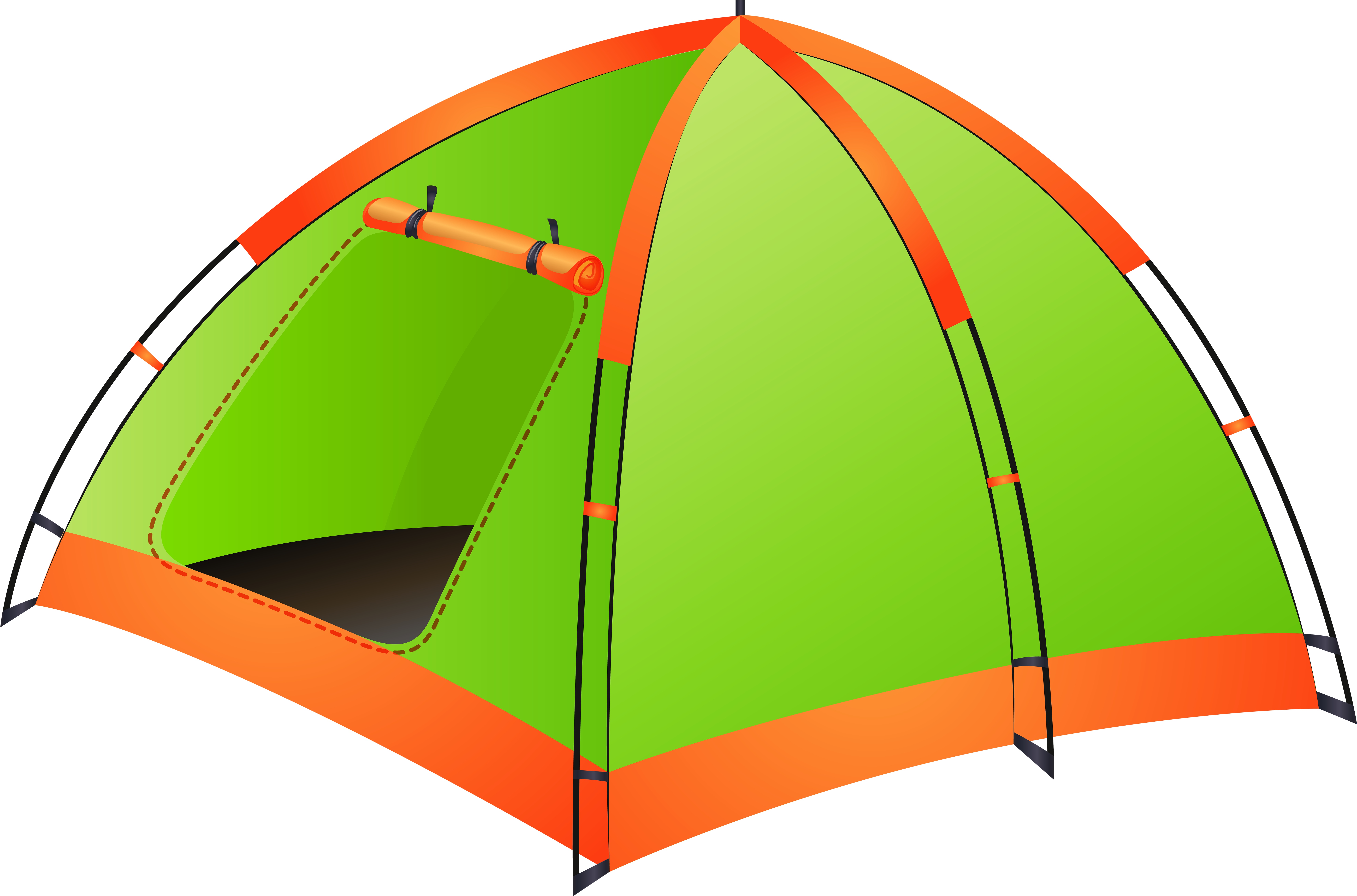 Tent Clipart (8000x5282), Png Download