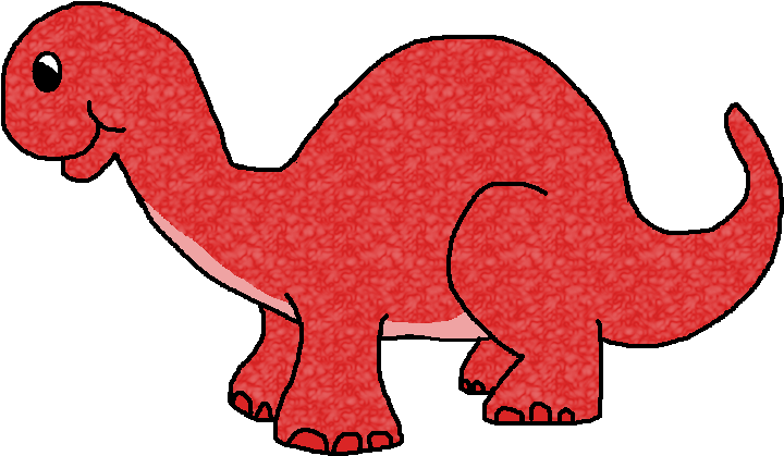 Dinosaurs Clipart Red - Red Dinosaur Clip Art - Png Download (751x468), Png Download