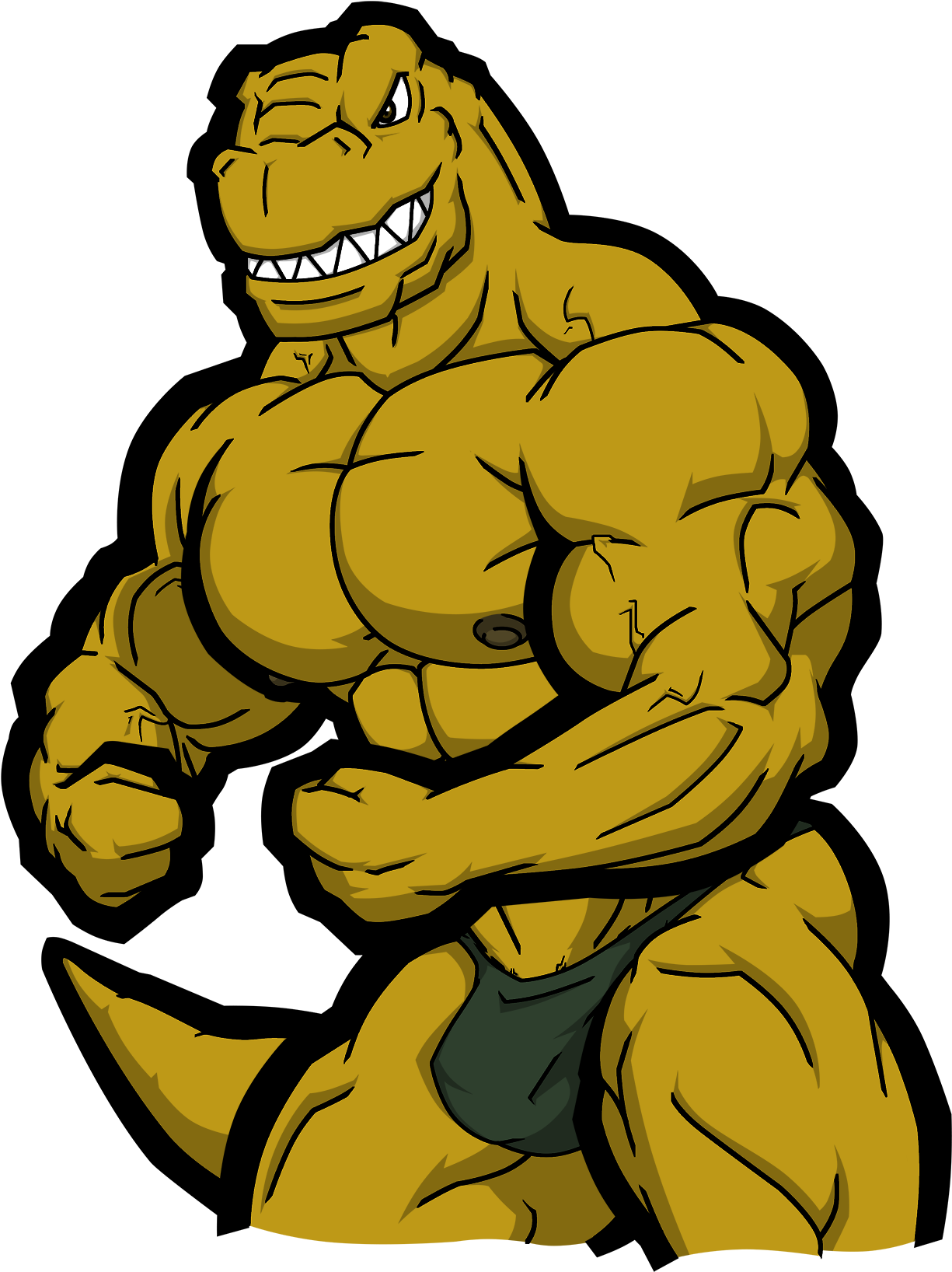 Thick T-bone - Dioses Griegos Png Clipart (1252x1700), Png Download