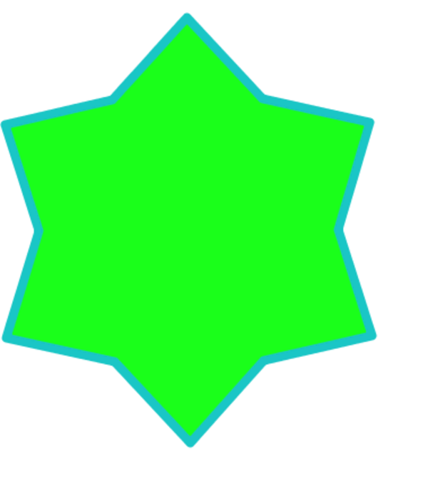 Clip Arts Related To - 6 Point Star Clipart - Png Download (600x678), Png Download