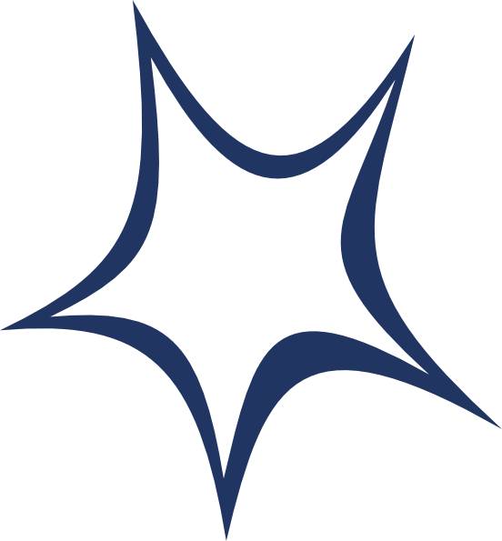 How To Set Use Blue Star Svg Vector Clipart (552x595), Png Download