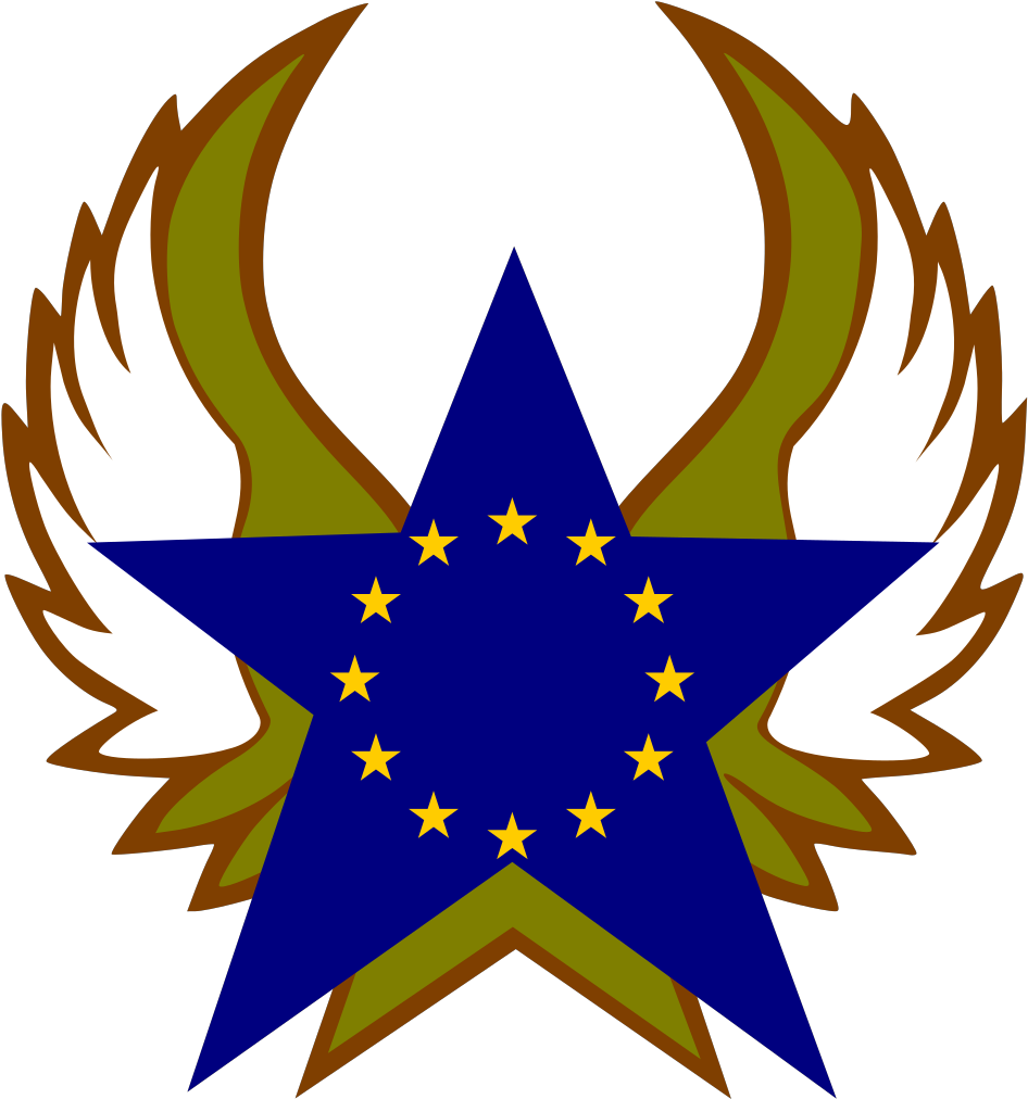 Golden Star Logo Png Clipart (558x598), Png Download