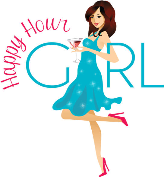 Happy Hour Girl, Llc - Happy Hour Girls Clipart (556x600), Png Download