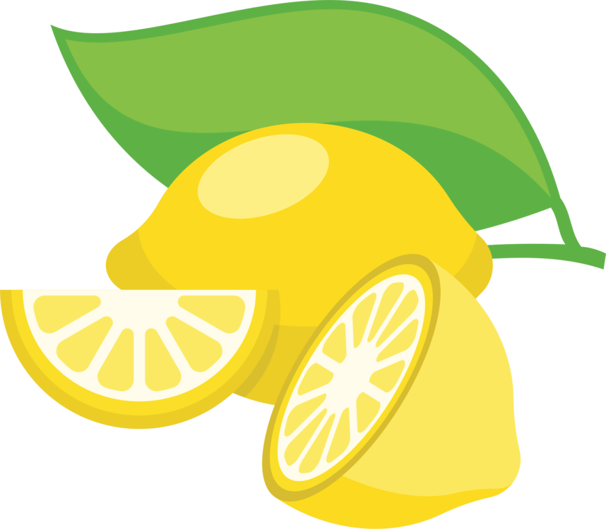 Lemon Meringue Pie Lemonade Lemon Tart Lime - Lemons Clipart - Png Download (858x750), Png Download