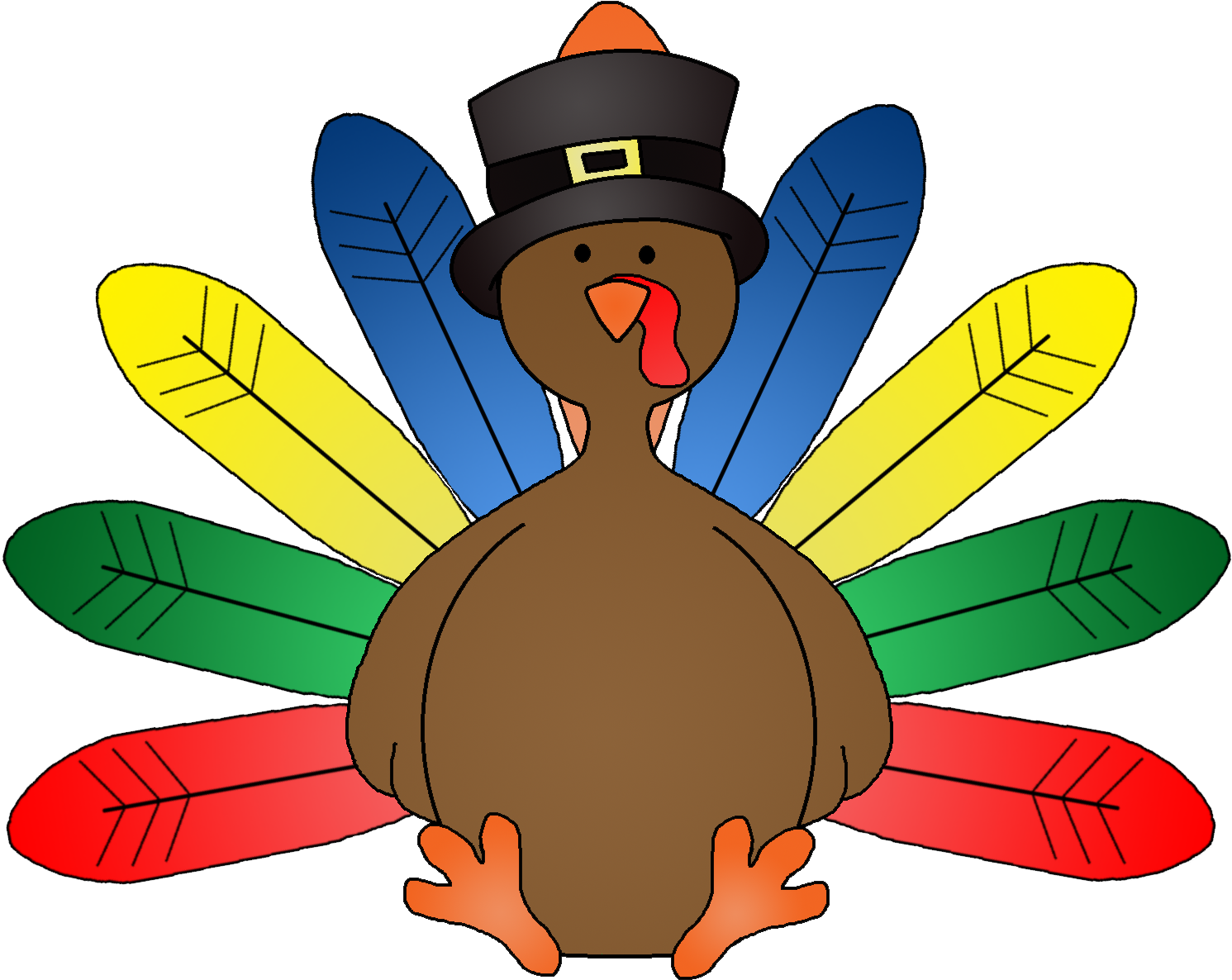 Graphics By Ruth Thanksgiving - Thanksgiving 2018 Clip Art - Png Download (1522x1213), Png Download