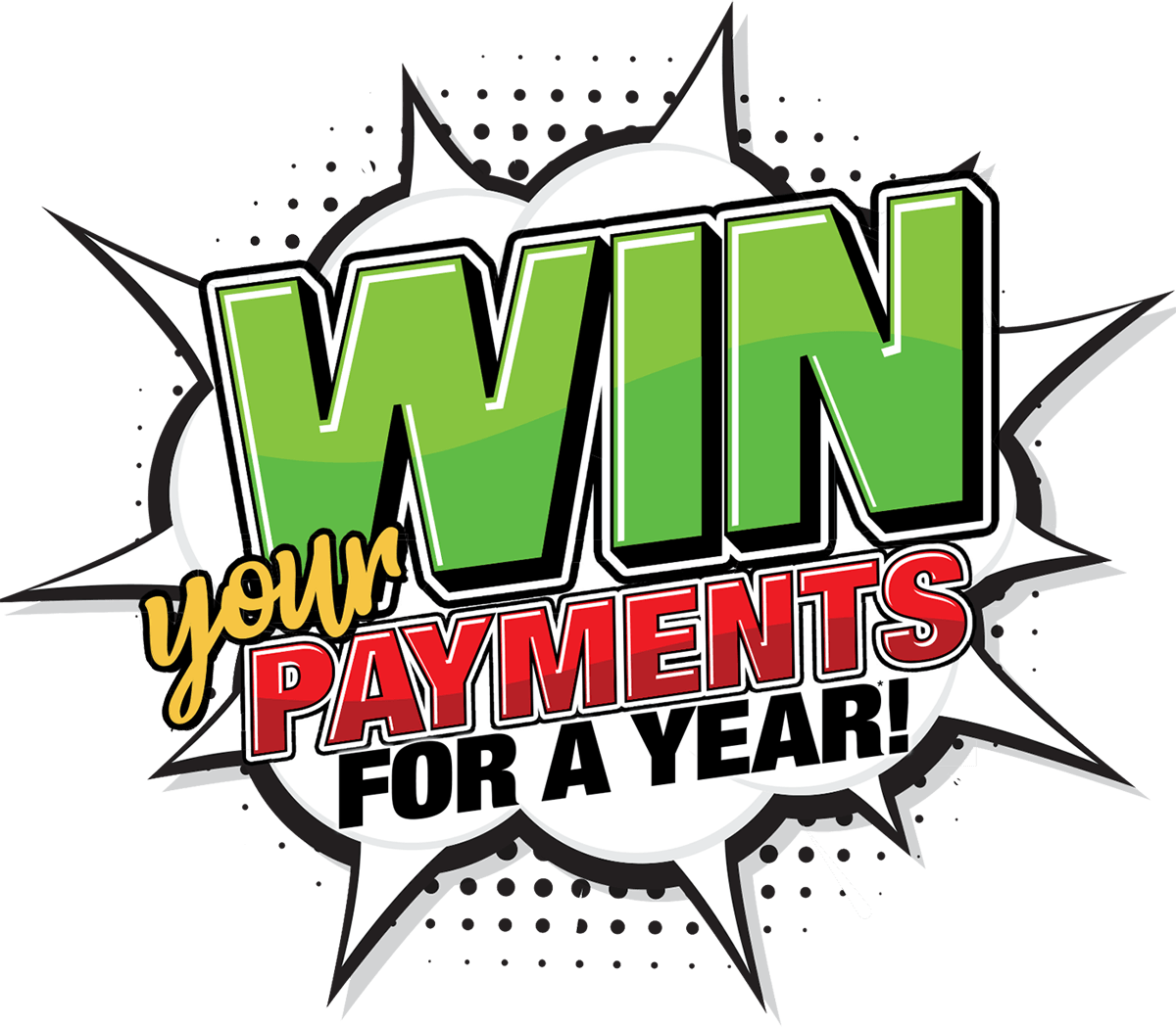 Win Your Payments For A Year - Georgetown Chevrolet Buick Gmc Clipart (1200x1049), Png Download