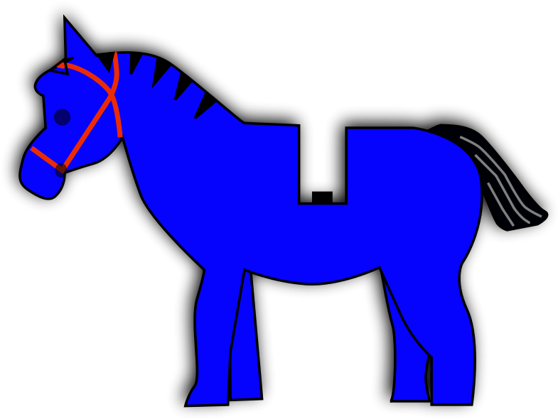 Blue Horse Cliparts - Lego - Png Download - Full Size Clipart (#467319
