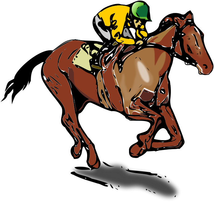 Svg Freeuse Download Clipart Race Horse - Transparent Horse Racing Clip Art Free - Png Download (800x800), Png Download