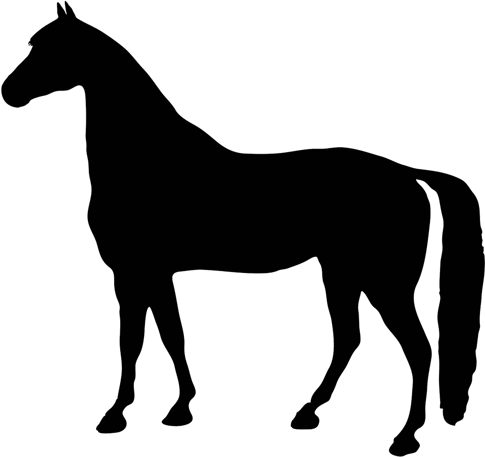 Download Galloping Horse Silhouette Clip Art - Horse Png Black
