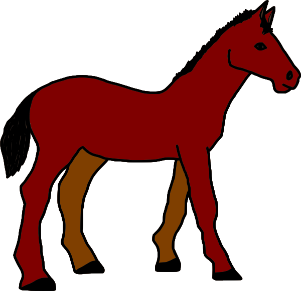 Horse Clipart (600x582), Png Download