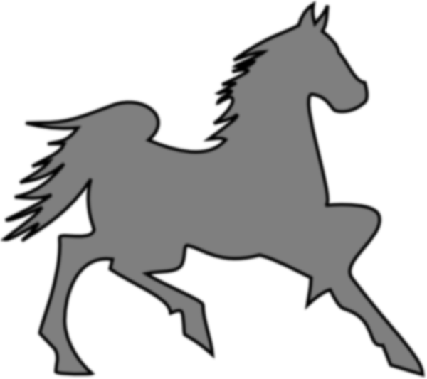 Horse Clipart (600x533), Png Download