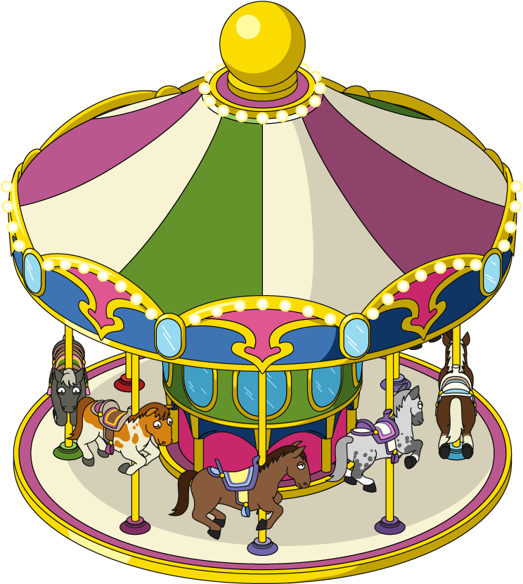 Carousel Animation Transparent Background Clipart (1004x923), Png Download