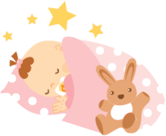 New Baby Girl Clipart - Sleeping Baby Icon Png Transparent Png (600x600), Png Download