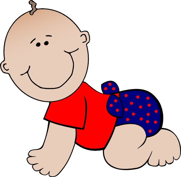 Baby In A Cradle Clip Art - Png Download (600x588), Png Download