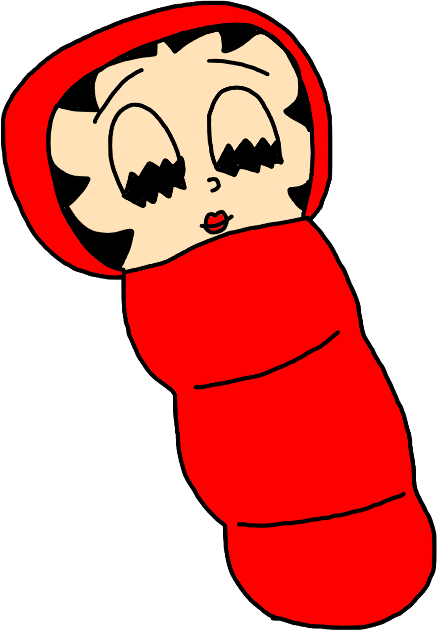 Betty Boop Sleeping Bag By Marcospower1996 - Comics Clipart (1600x1600), Png Download