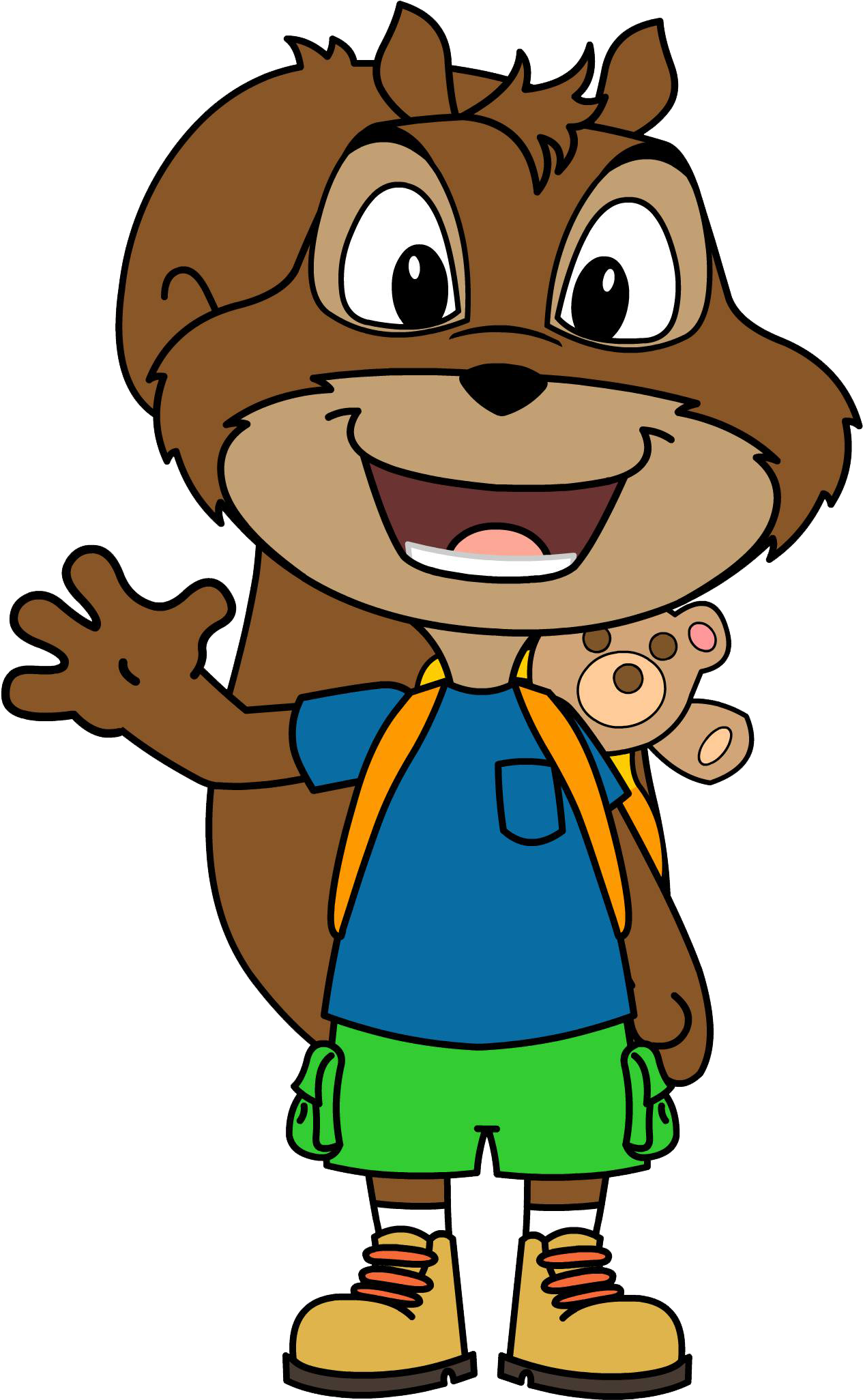 Positive Parenting Tips For Young Children Chippers - Cartoon Clipart (1416x2250), Png Download
