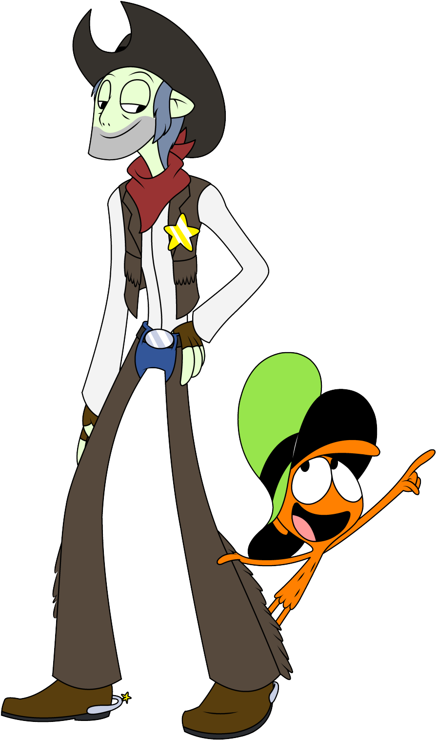 Everyone Seems To Have A Headcanon For How Wander And - Cartoon Clipart (1280x1657), Png Download
