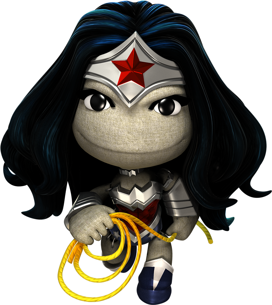 Avengers Clipart Wonder Woman - Little Big Planet Dc Comics - Png Download (1200x1200), Png Download