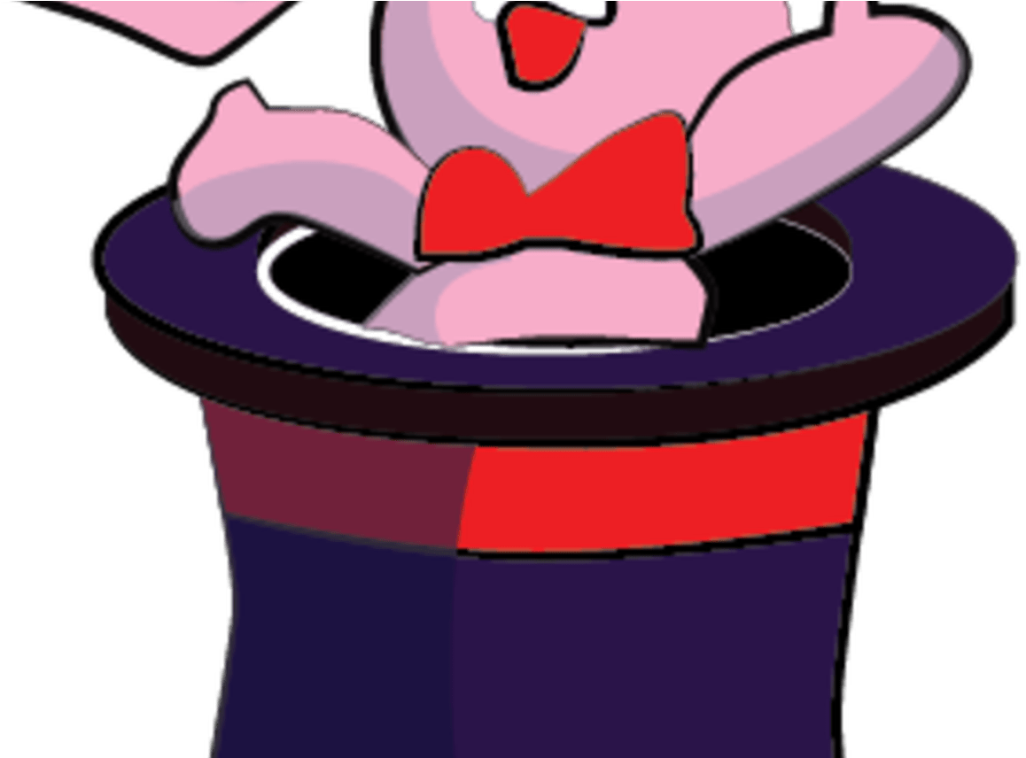 Magicians Hat Clipart Free Download Best Magicians - Cartoon - Png Download (1368x855), Png Download