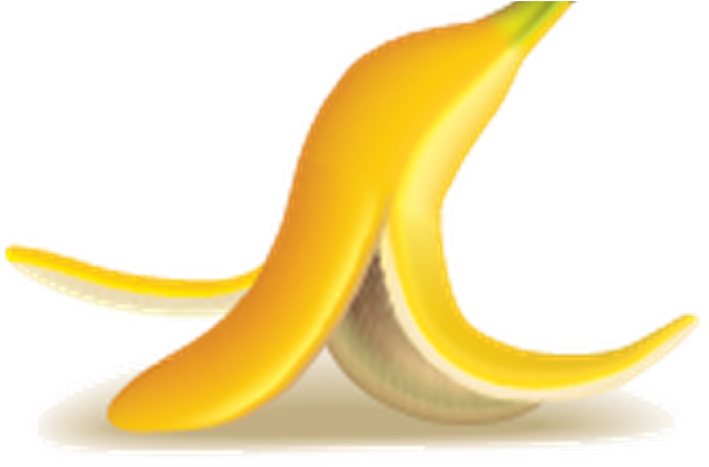 Banana Clipart Waste - 香蕉 皮 Png Transparent Png (640x480), Png Download