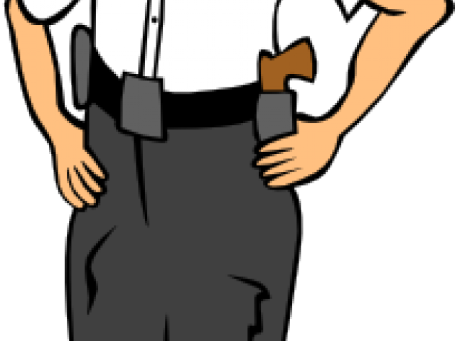 Cartoon Police Woman Clipart (640x480), Png Download