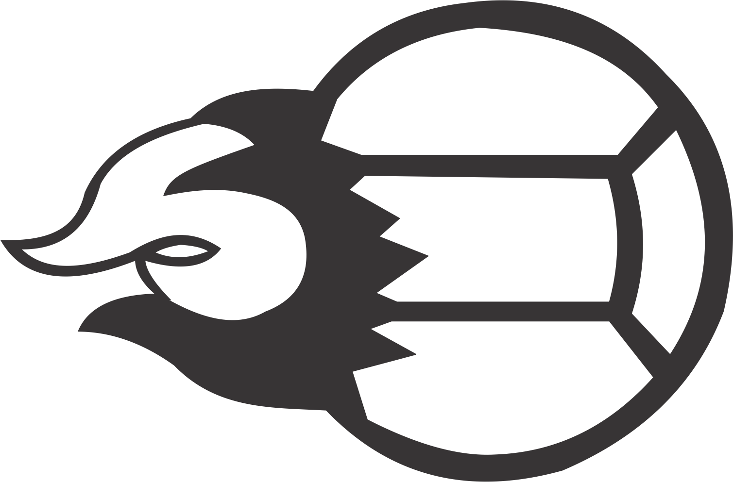 Volleyball Flames Clip Art Black And White - Basketball - Png Download (1509x993), Png Download