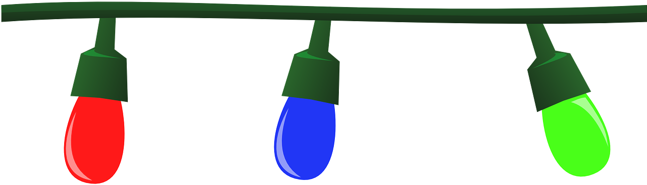 Merry Christmas And Happy New Year - Luces Navideñas Fondo Transparente Clipart (792x396), Png Download